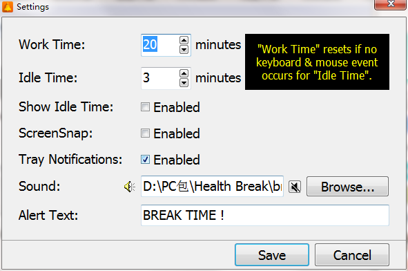 Health Break(定时提醒软件)v5.9官方版