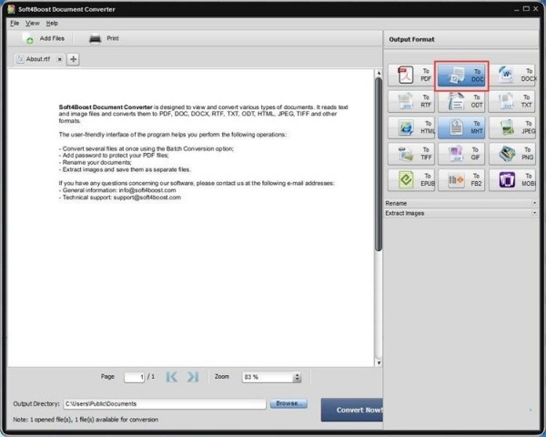 Soft4Boost Document Converter(文档<a href=https://www.80xz.com/key/xunjie/ target=_blank class=infotextkey>转换器</a>)v6.9.1.767官方版