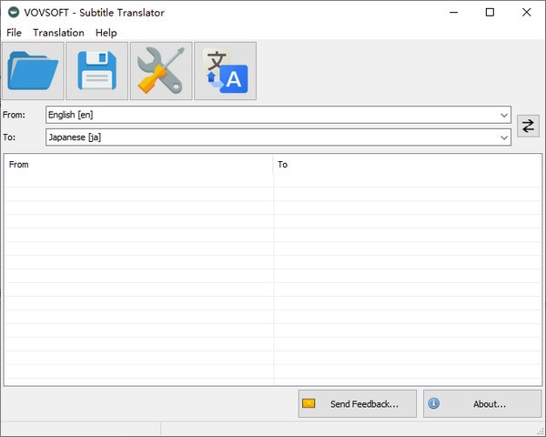 VovSoft Subtitle Translator(字幕翻译软件)v1.3官方版