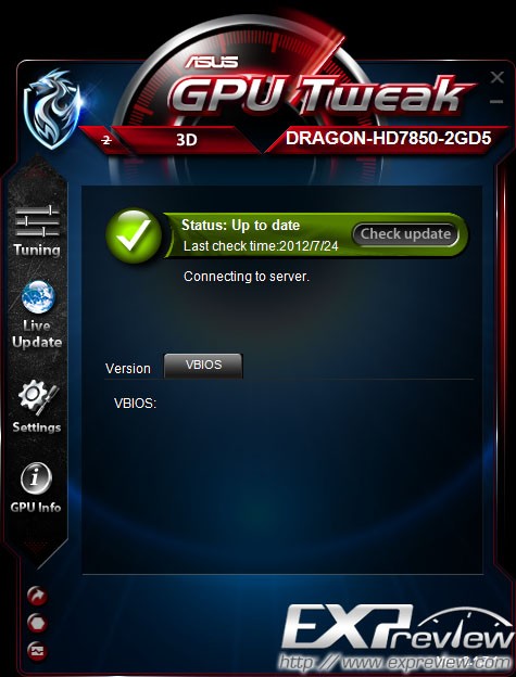 华硕显卡超频软件(ASUS GPU Tweak)v2.3.3.0官方中文版