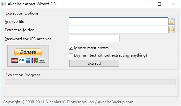 Akeeba eXtract Wizard(数据提取工具)v3.3.0.0官方版