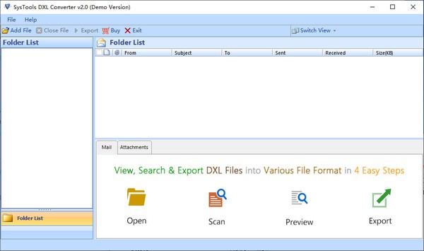 SysTools DXL Converter(DXL转PST工具)v2.0官方版