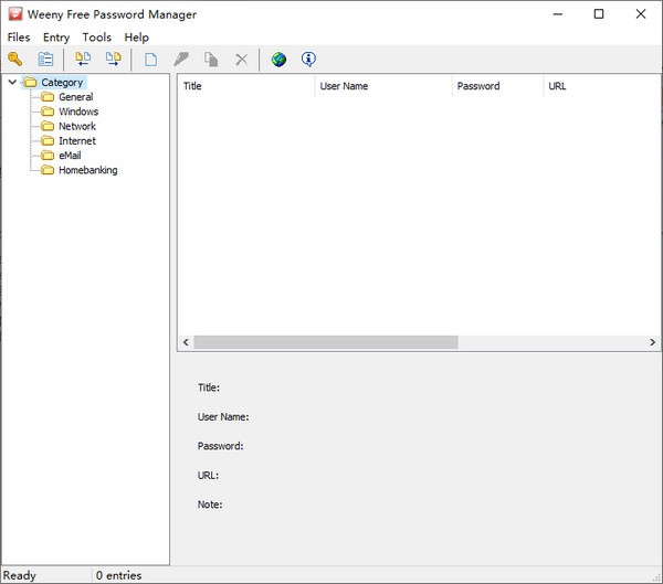 Weeny Free Password Manager(密码管理软件)v1.2官方版