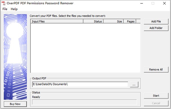 OverPDF PDF Permissions Password Remover(PDF解密工具)v1.0官方版